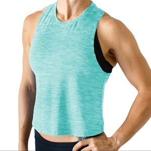 Born Primitive “The Elevate Crop 2.0” Teal XS